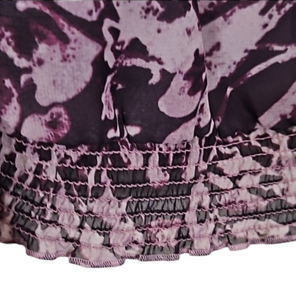 Apt 9 Women's Printed Tie Neck 3/4 Sleeve Blouse Size Large - Picture 6 of 13